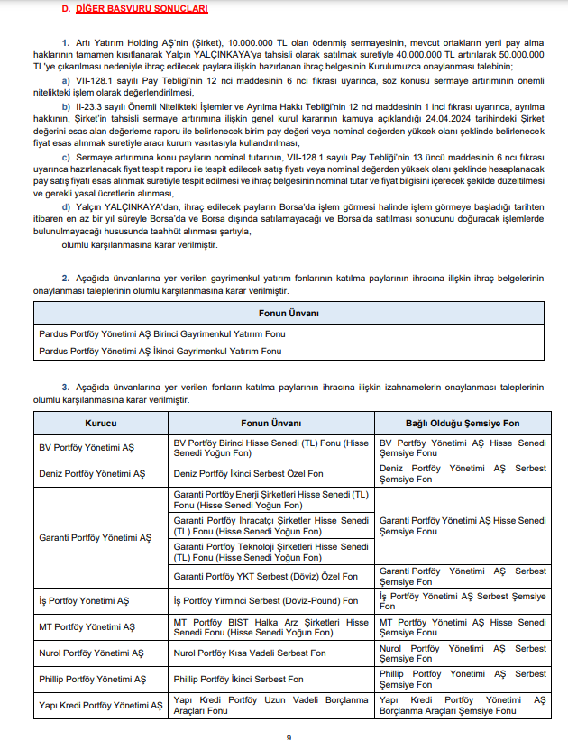 SPK’dan 3 sermaye artırımı, 2 halka arz onayı, 25 para cezası, 20 işlem yasağı ve suç duyurusu kararı! HABERLER, Gündemdekiler, HALKA ARZ, Sermaye Artırımı Haberleri, Şirket Haberleri Xekonomi